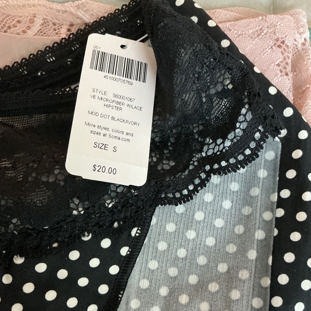 NWT 3 pair SOMA hipster panties - Picture 4 of 4